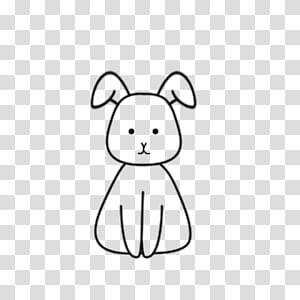 Rabbit Base Free to Use, black rabbit graphics transparent background PNG clipart
