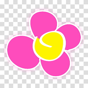 Elements , pink and yellow flowers illustration transparent background PNG clipart thumbnail
