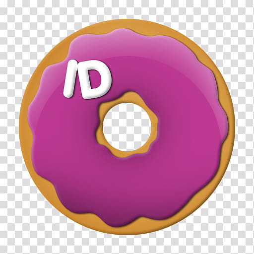 Yummy Donuts, InDesign icon transparent background PNG clipart