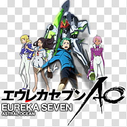 Eureka Seven Astral Ocean Anime Icon, Eureka Seven AO Icon transparent background PNG clipart