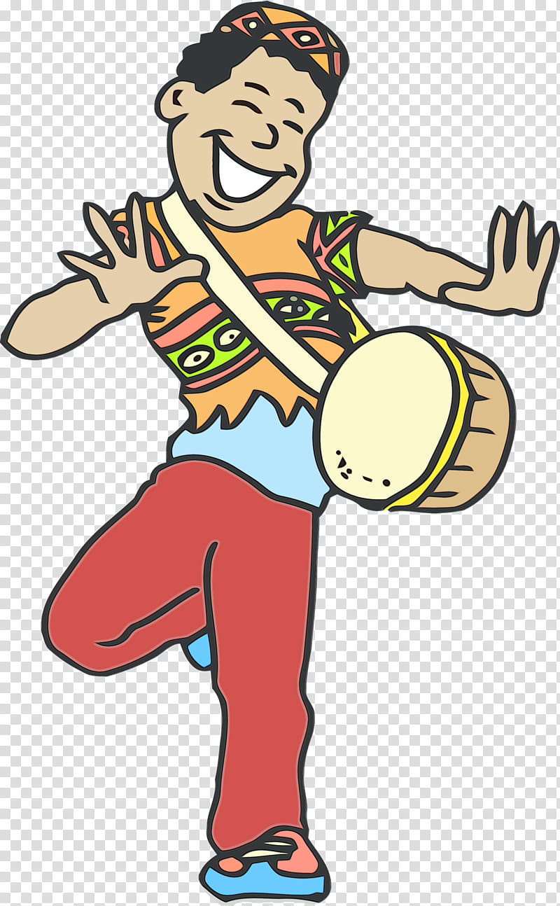 cartoon playing sports throwing a ball basketball player finger, Kwanzaa, Happy Kwanzaa, Watercolor, Paint, Wet Ink, Cartoon, Thumb transparent background PNG clipart