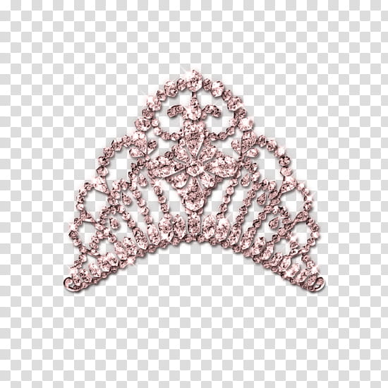 Cartoon Crown, Tiara, Diamond, Gemstone, Pink Princess Tiara, Jewellery, Small Diamond Crown Of Queen Victoria, Hair Accessory transparent background PNG clipart