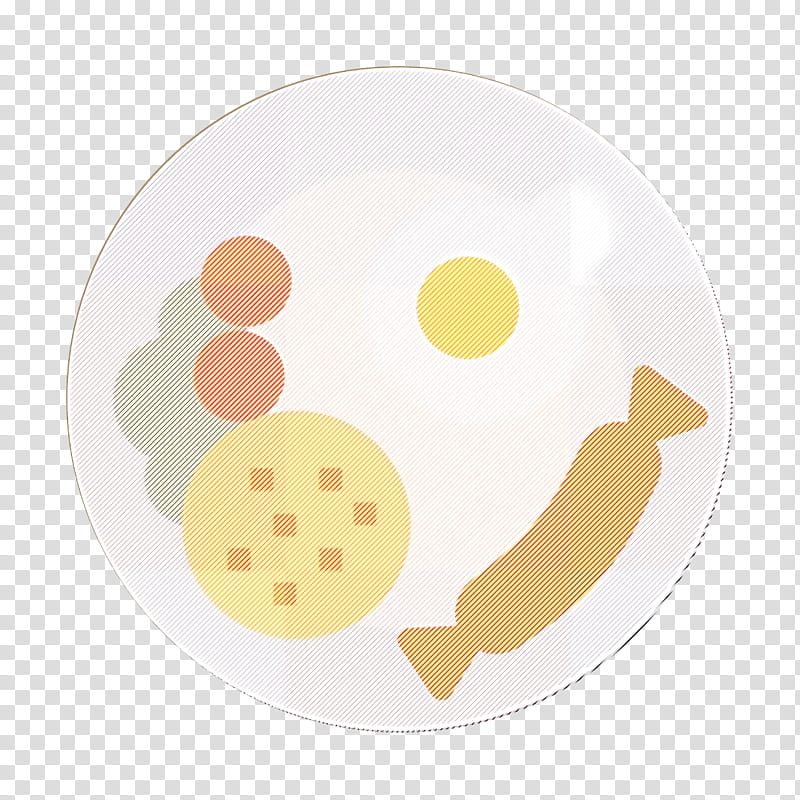 Food icon Breakfast icon, Fried Egg, Yellow, Dish, Cartoon, Egg Yolk, Circle transparent background PNG clipart