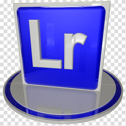 white and blue icon set , Lr blue, Adobe Lightroom logo transparent background PNG clipart