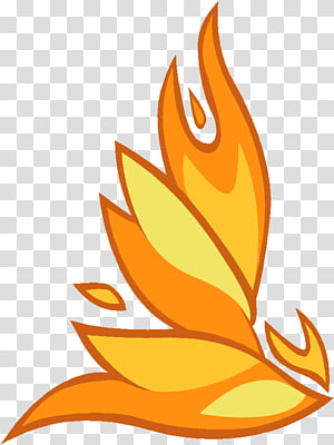Spitfire's cutiemark, yellow flame illustraiton transparent background PNG clipart thumbnail