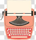 FILES, typewriter illustration transparent background PNG clipart