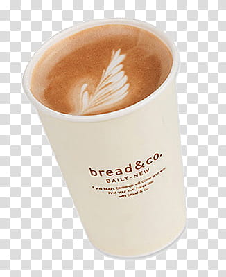 Bread&Co. coffee cup transparent background PNG clipart