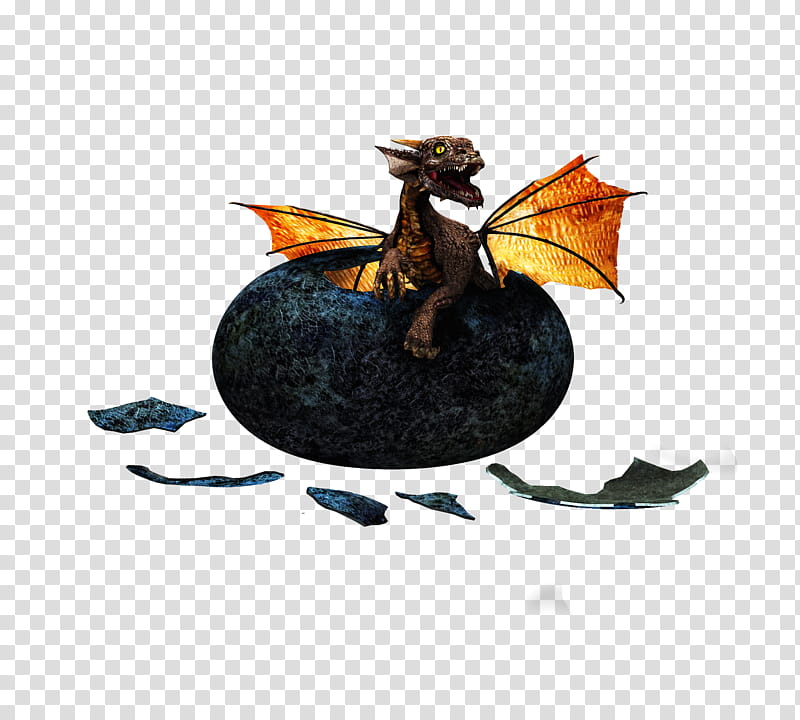 E S Hatchling and eggs, dragon getting out from egg illustration transparent background PNG clipart
