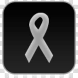 Albook extended dark , gray awareness ribbon transparent background PNG clipart