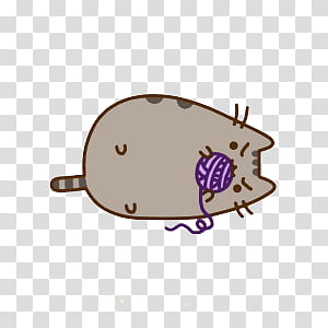 Pusheen cat, cat emoji transparent background PNG clipart