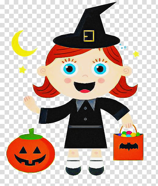 trick-or-treat cartoon fictional character costume hat, Trickortreat transparent background PNG clipart