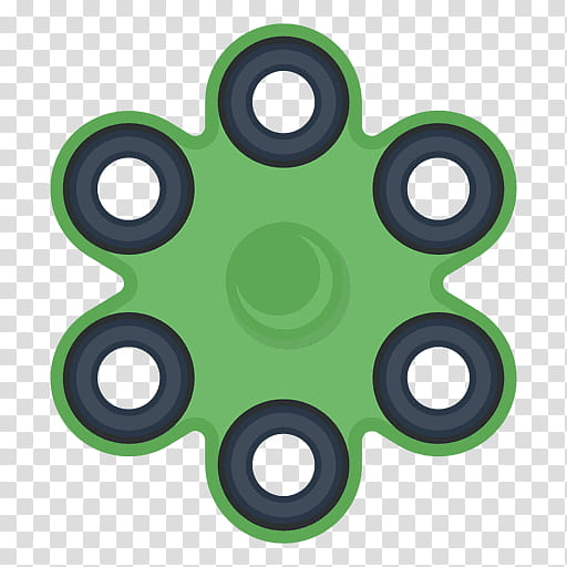 Green Circle, Fidget Spinner, Fidgeting, Portable Game Notation, Line transparent background PNG clipart