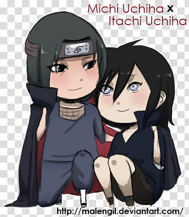 commission: Itachi x Michi transparent background PNG clipart