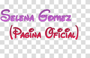 Selena Gomez Texto transparent background PNG clipart thumbnail