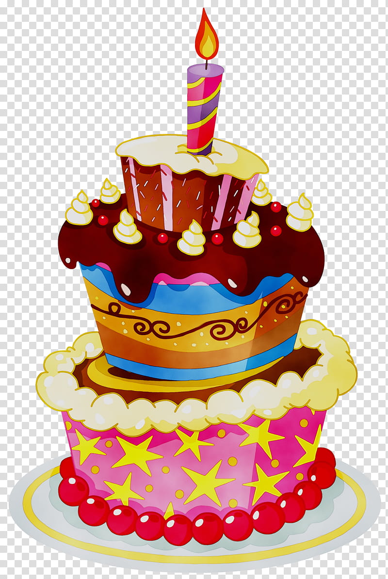 Cartoon Birthday Cake, Torte, Birthday
, Cake Decorating, Buttercream, Sugar, Pdf, Birthday Candle transparent background PNG clipart