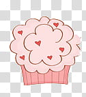 Rositas  ZIP, pink cupcake transparent background PNG clipart