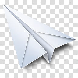 white paper plane transparent background PNG clipart