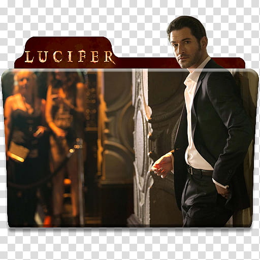 Lucifer TV Series  Folder Icon, Lucifer transparent background PNG clipart