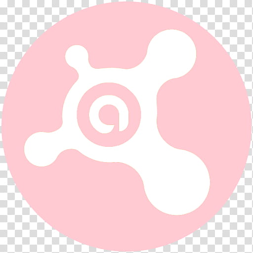Minimalistic pink icon , Avast transparent background PNG clipart