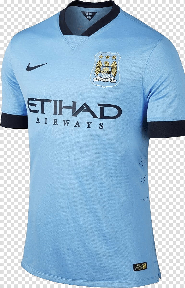 Premier League Logo, Sports Fan Jersey, Tshirt, Sleeve, Uniform, Outerwear, Manchester City Fc, Clothing, T Shirt transparent background PNG clipart