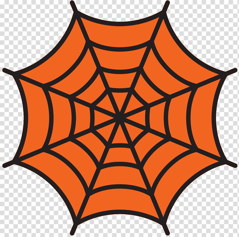 Spider Web, Drawing, Spider Silk, Orange, Line, Symmetry transparent background PNG clipart