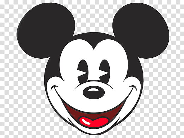 Caras de los personajes de Mickey Mouse, smiling Mickey mouse transparent background PNG clipart