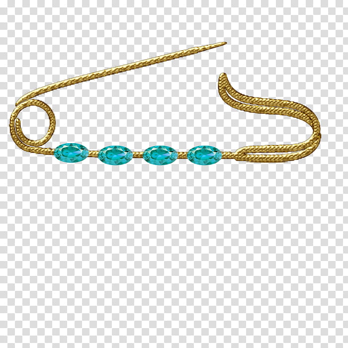 gold-colored blue gemstone safety pin transparent background PNG clipart