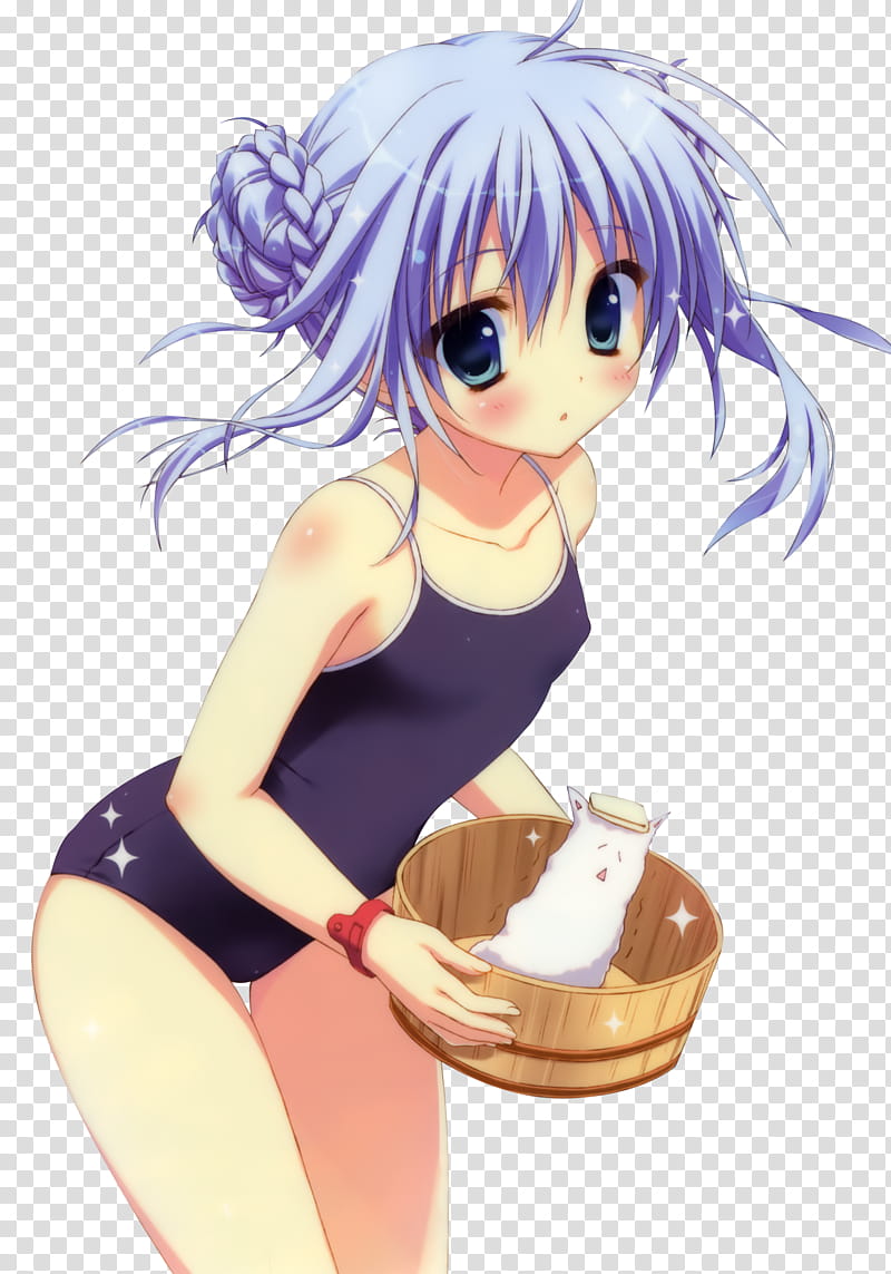 is the order a rabbit Chino Kafu Ver transparent background PNG clipart