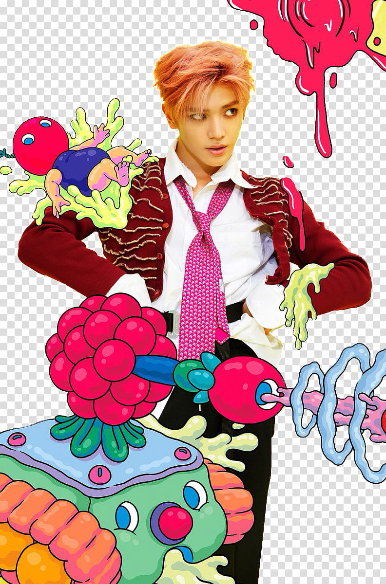 Cherry Bomb Img  , Taeyong ()-Edit transparent background PNG clipart