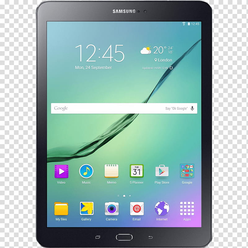 Galaxy, Samsung Galaxy Tab S2 97, Samsung Galaxy Tab S2 80, Samsung Galaxy Tab S3, Mobile Phones, 2048 X 1536, LTE, Black transparent background PNG clipart