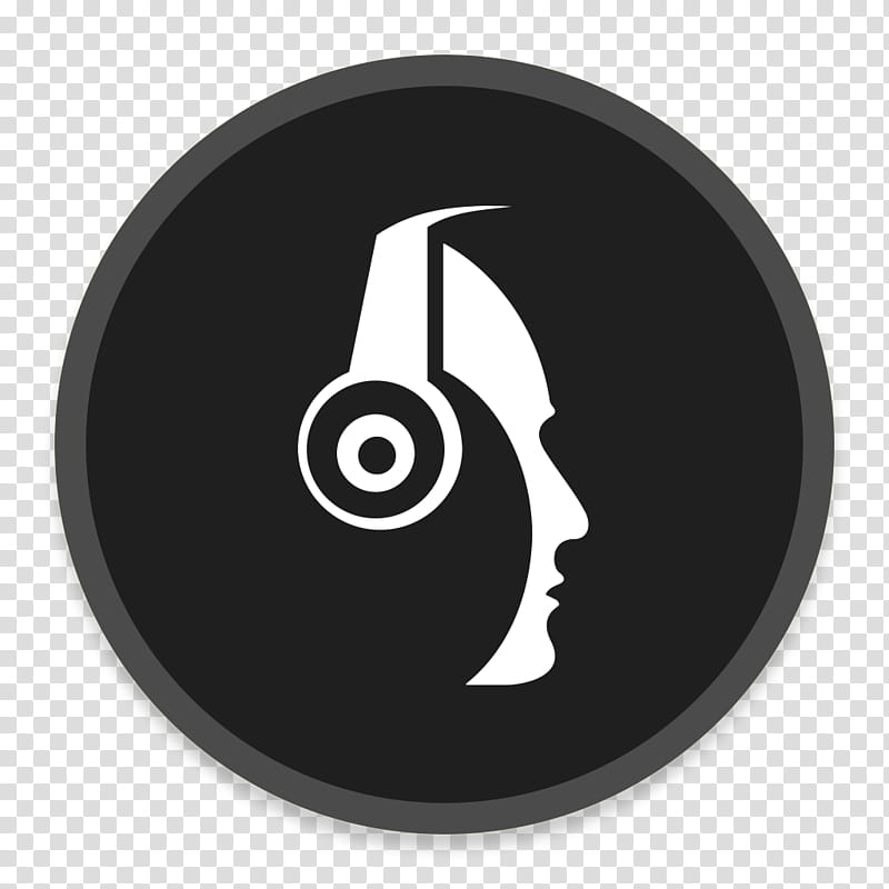 Button UI Requests, man with headphones art transparent background PNG clipart