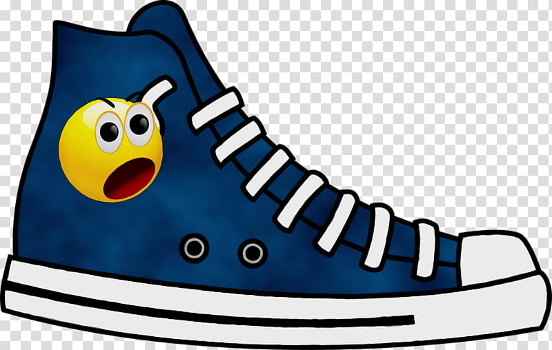 footwear shoe cartoon sneakers, Watercolor, Paint, Wet Ink, Plimsoll Shoe, Athletic Shoe, Electric Blue transparent background PNG clipart