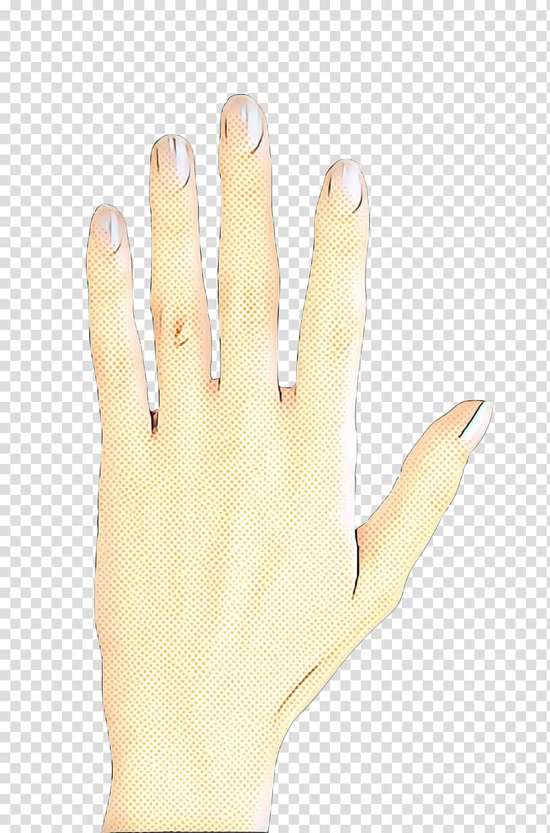 finger glove hand skin safety glove, Pop Art, Retro, Vintage, Nail, Yellow, Personal Protective Equipment, Fashion Accessory transparent background PNG clipart