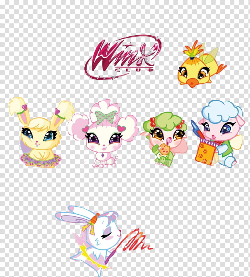 Stella Pink, Bloom, Flora, Magic Pets, Winx Club Season 7, Fairy, Pet Shop, Winx Club The Mystery Of The Abyss transparent background PNG clipart
