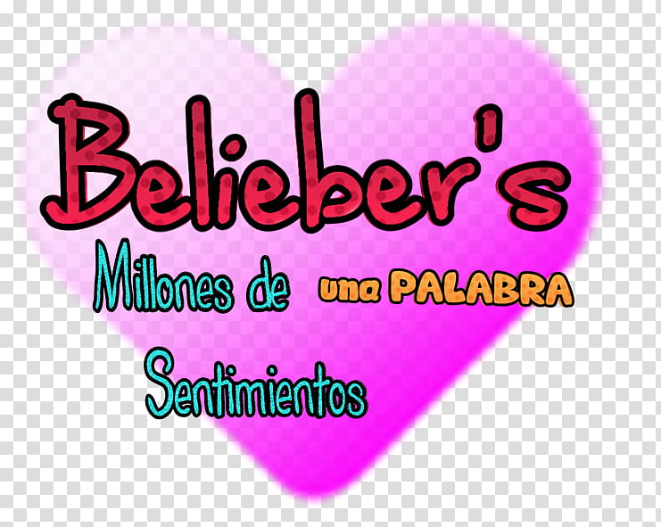 Texto Beliebers transparent background PNG clipart