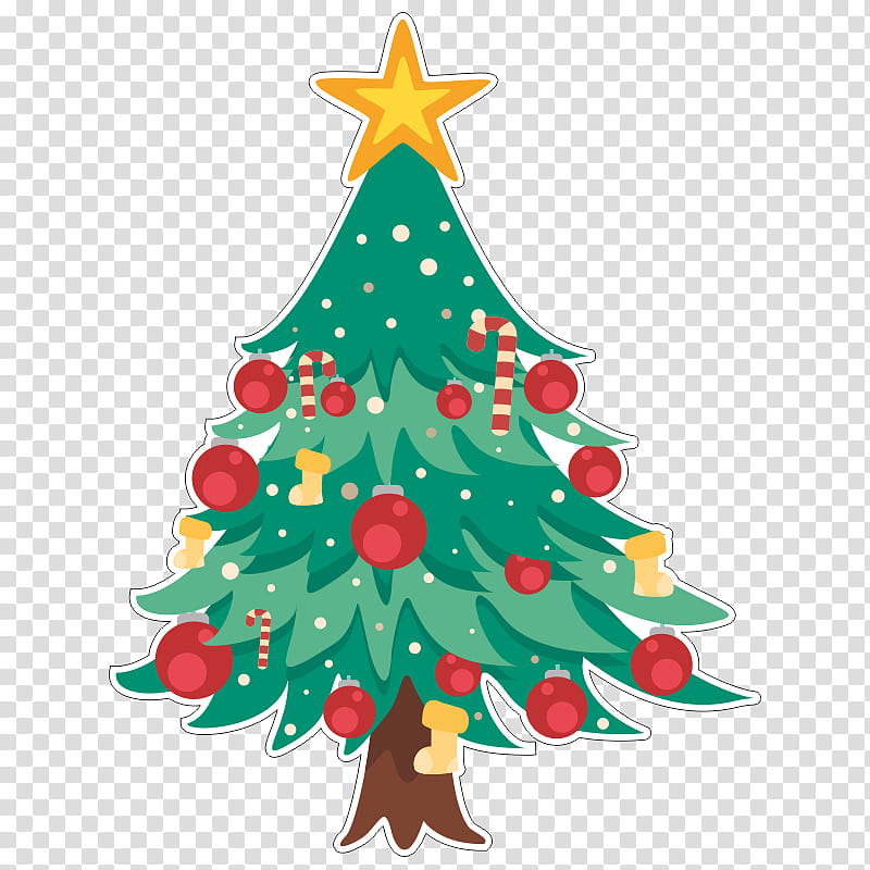 Christmas Tree, Christmas Day, Santa Claus, Wall Decal, Sticker, Party, Holiday, Gift transparent background PNG clipart