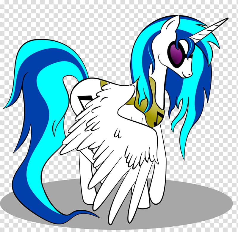 alicorn dj, white, green, blue unicorn art transparent background PNG clipart