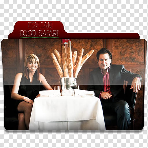 Mac TV Series Folders I J, Italian Food Safari text overlay transparent background PNG clipart