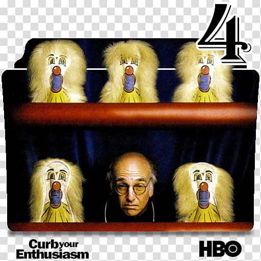 Curb Your Enthusiasm series and season folder icon, Curb Your Enthusiasam S ( transparent background PNG clipart