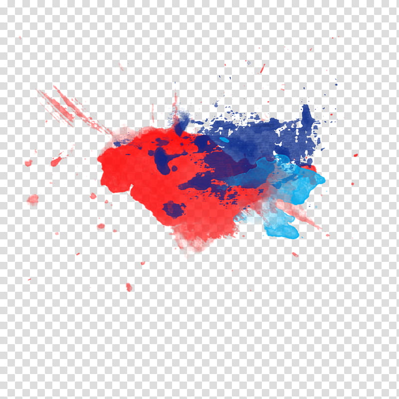 Watercolor Texture CamjDesign, red and blue smoke transparent background PNG clipart