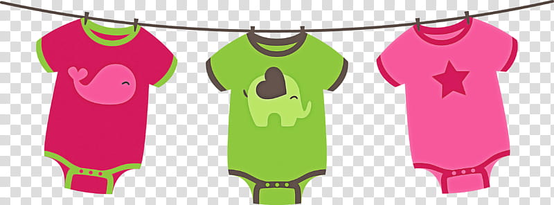 green infant bodysuit baby & toddler clothing clothing pink, Baby Toddler Clothing, Baby Products, Yellow, Tshirt, Sleeve transparent background PNG clipart