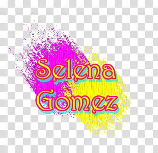 Texto selena gomez transparent background PNG clipart