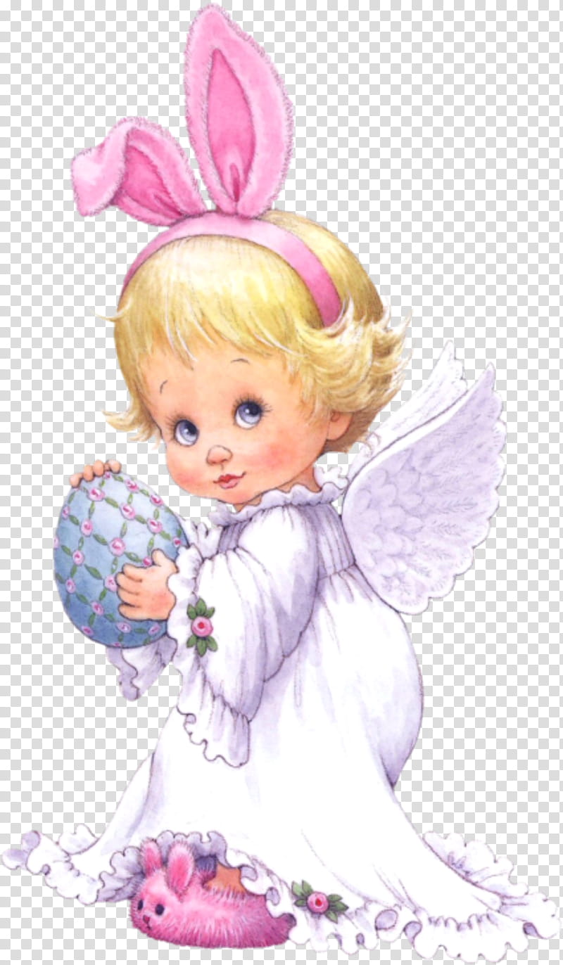 Easter Bunny, Easter
, Angel, Christmas Day, Drawing, Precious Moments Inc, Greeting Note Cards, Holiday transparent background PNG clipart