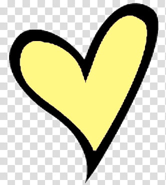 Icon , corazon , yellow and black heart transparent background PNG clipart