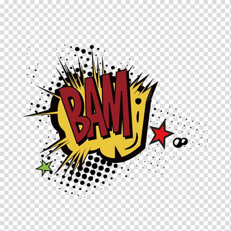 I M A COMIC , BAM emoji illustration transparent background PNG clipart