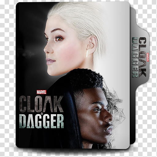 Marvel Cloak and Dagger  Folder Icon, Marvel Cloak and Dagger V transparent background PNG clipart