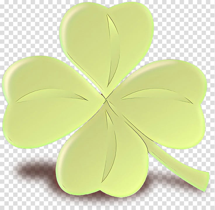 Green Leaf, Cartoon, Shamrock, Petal, Symbol, Plant, Clover, Heart transparent background PNG clipart