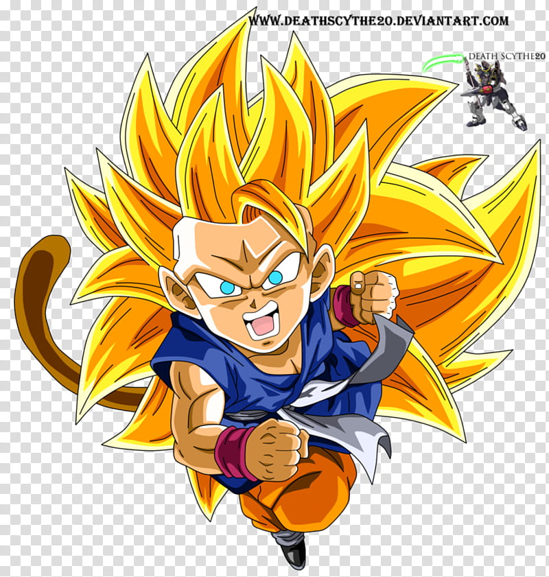 Kid Goku SSJ, Dragon Ball GT transparent background PNG clipart | HiClipart