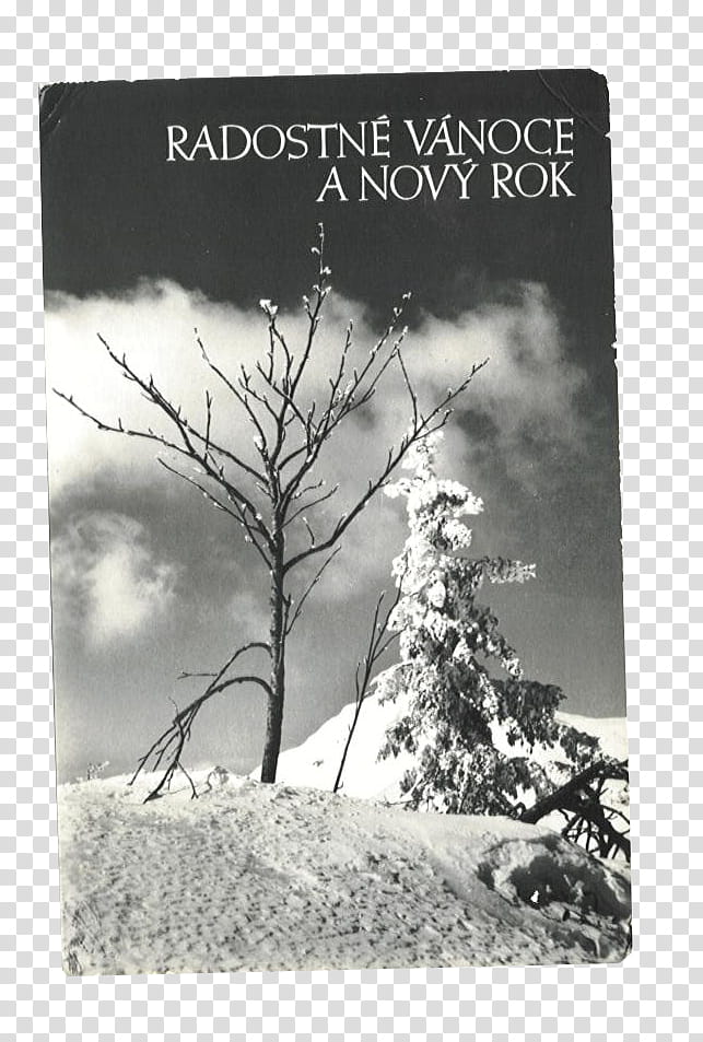 SET Postcards part, Radostne Vanoce A Novy Rok book transparent background PNG clipart