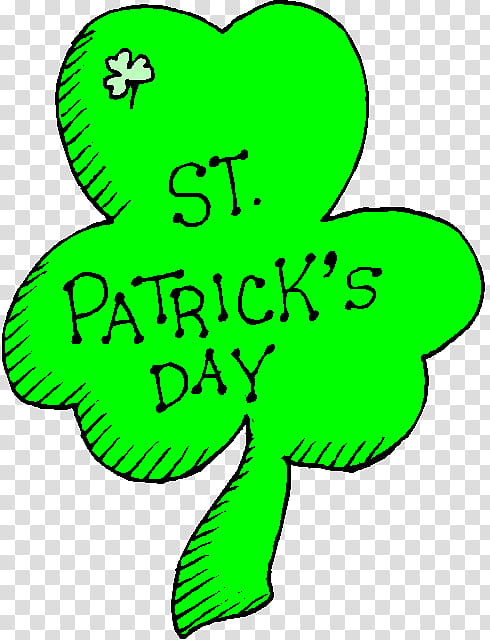 Saint Patricks Day, March 17, Shamrock, Leaf, Plant Stem, Party, Coloring Book, Green transparent background PNG clipart